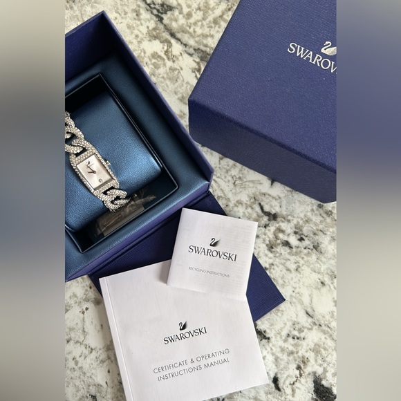 Silver Crystal Swarovski Watch - Picture 3 of 7